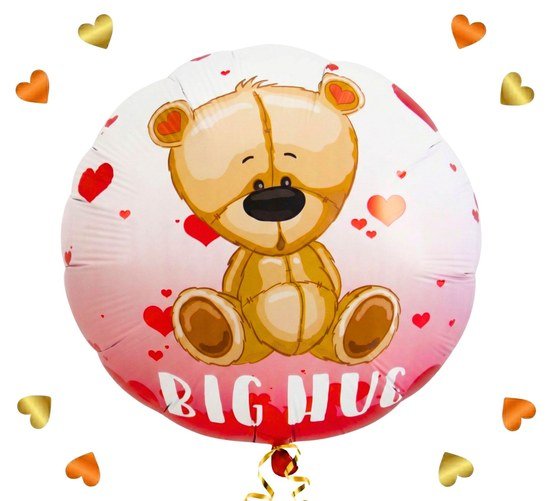 Big Hug beerballon voor een knuffel op afstand