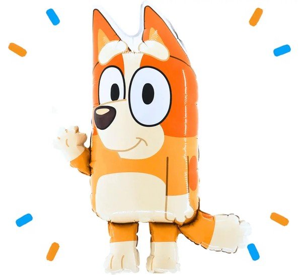 Bingo Bluey Helium Ballon - Gevuld Met Helium - 74 cm - Ballonnenshop.nl