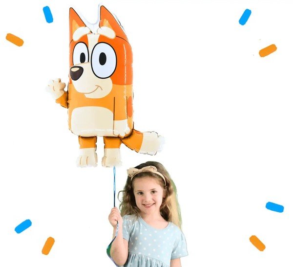 Bingo Bluey Helium Ballon - Gevuld Met Helium - 74 cm - Ballonnenshop.nl