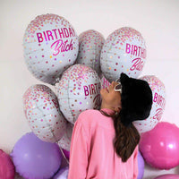 Birthday Bitch Folie Ballon - 45 cm - Ballonnenshop.nl