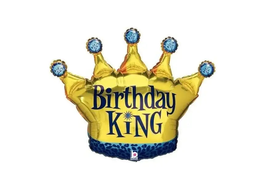 Birthday King - Folie Ballon - 76 cm - Ballonnenshop.nl