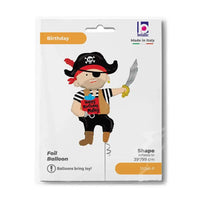 Birthday Pirate Folie Ballon - 99 cm - Ballonnenshop.nl