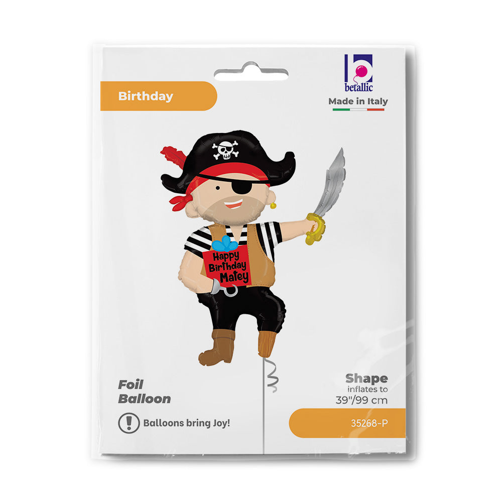 Birthday Pirate Folie Ballon - 99 cm