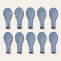 Blauwe Ballonnen Vintage 10 Stuks 30 cm - Ballonnenshop.nl