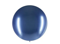 Blauwe Mega Ballon Chroom 60 cm - Ballonnenshop.nl