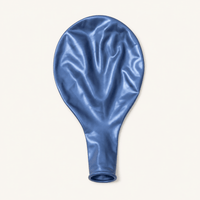 Blauwe Mega Ballon Chroom 60 cm - Ballonnenshop.nl