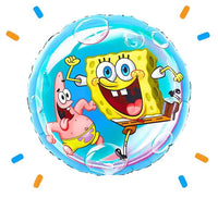Blije Spongebob & Patrick Helium Ballon - Gevuld Met Helium - 46 cm - Ballonnenshop.nl