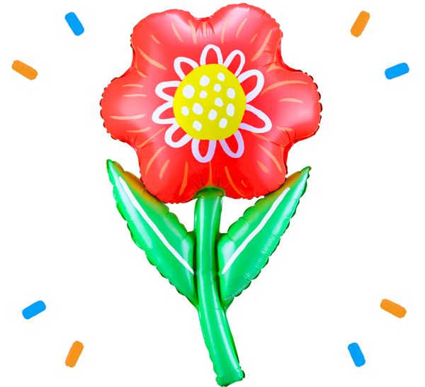 Bloem Helium Ballon - Gevuld Met Helium - 75 cm - Ballonnenshop.nl