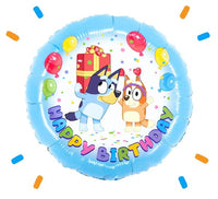 Bluey Happy Birthday Helium Ballon - Gevuld Met Helium - 46 cm - Ballonnenshop.nl
