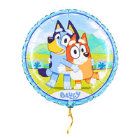 Bluey Helium Ballon – met helium gevuld, met gouden lint