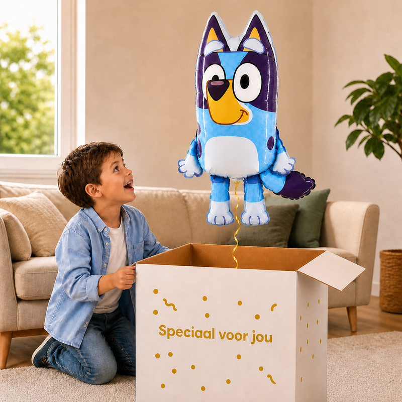 Bluey Helium Ballon - Gevuld Met Helium - 79 cm - Ballonnenshop.nl
