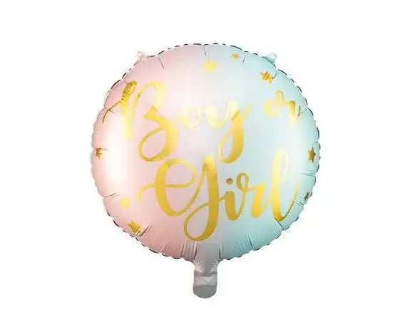Boy Or Girl Folie Ballon 45 cm - Ballonnenshop.nl