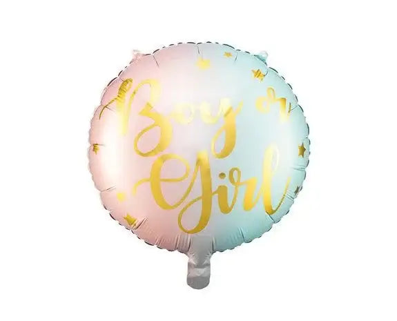 Boy or Girl Helium Ballon - Gevuld Met Helium - 35 cm - Ballonnenshop.nl