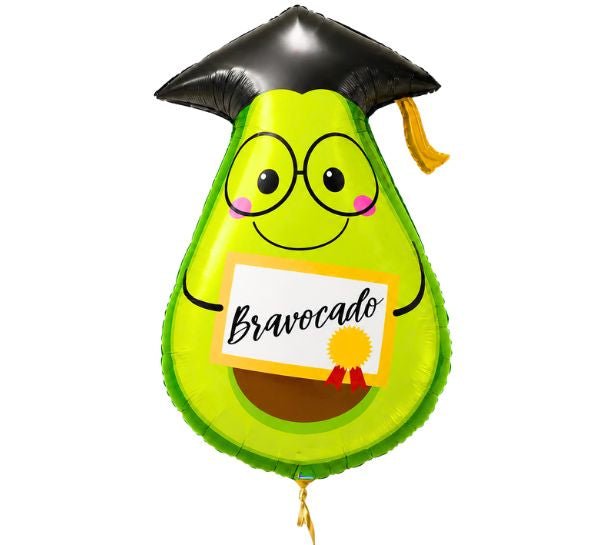 Bravocado Helium Ballon - Gevuld Met Helium - 71 cm - Ballonnenshop.nl