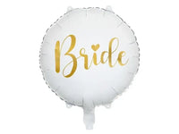 Bride Folie Ballon Wit 45 cm - Ballonnenshop.nl