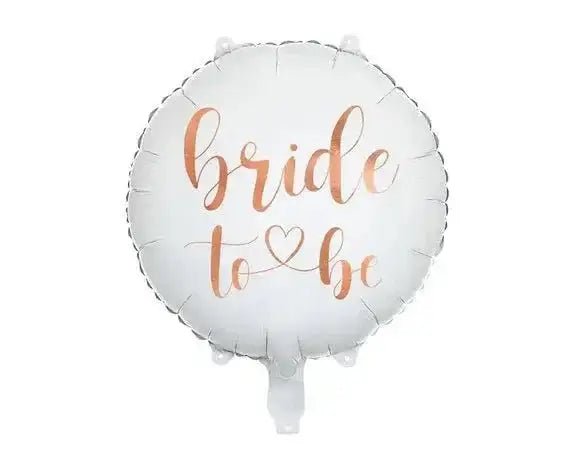 Bride To Be Folie Ballon Wit 45 cm - Ballonnenshop.nl