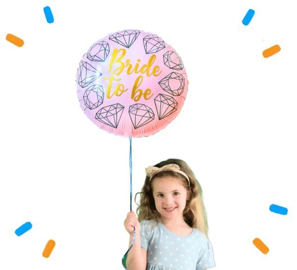 Bride To Be Helium Ballon - Gevuld Met Helium - 45 cm - Ballonnenshop.nl