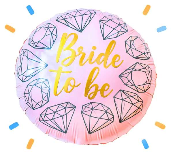 Bride To Be Helium Ballon - Gevuld Met Helium - 45 cm - Ballonnenshop.nl
