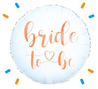 Bride To Be Helium Ballon Wit - Gevuld Met Helium - 45 cm - Ballonnenshop.nl