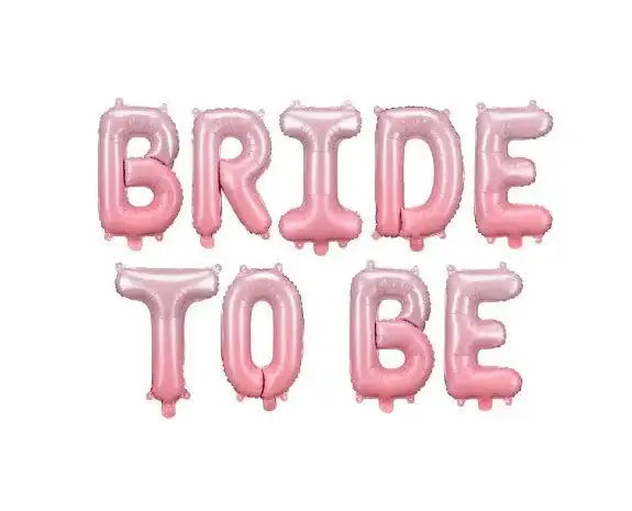 Bride To Be Letter Ballonnen Roze 35 cm - Ballonnenshop.nl
