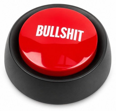 Bullshit Button met Geluid - Ballonnenshop.nl