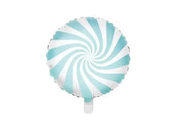 Candy Licht Blauwe Folie Ballon 35 cm - Ballonnenshop.nl