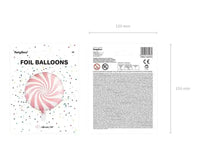 Candy Licht Roze Folie Ballon 35 cm - Ballonnenshop.nl