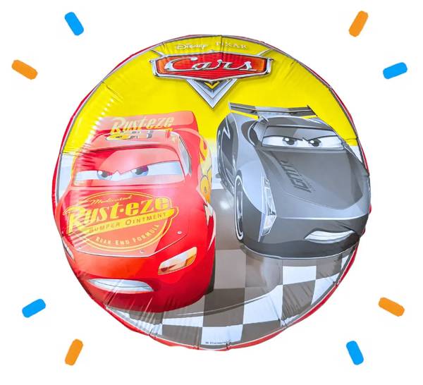 Cars Racers Helium Ballon - Gevuld Met Helium - 46 cm - Ballonnenshop.nl