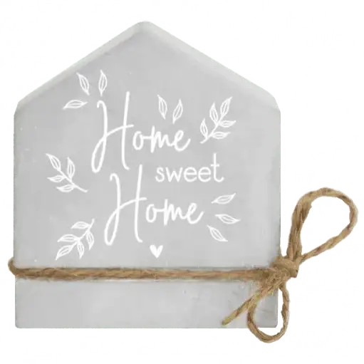 Cement Huisje - Home Sweet Home - Ballonnenshop.nl