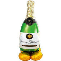 Champagne Fles Folie Ballon - 152 cm - Ballonnenshop.nl