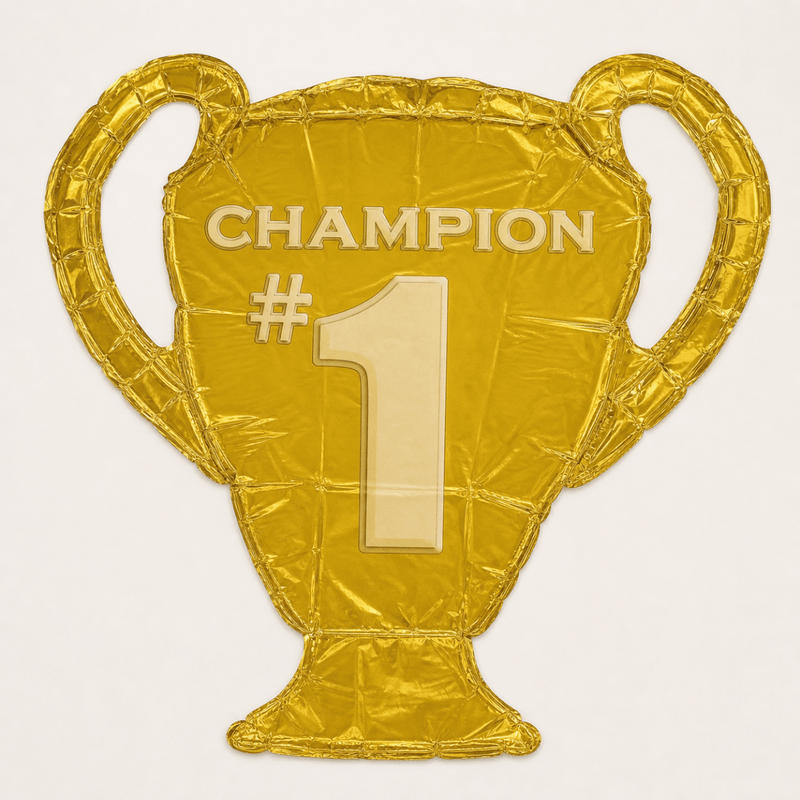 Champion 1 Folie Ballon - 71 cm - Ballonnenshop.nl