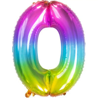 Cijfer Ballon 0 - Yummy Gummy - 86 cm - Ballonnenshop.nl
