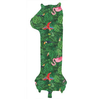 Cijfer Ballon 1 - Jungle - 86 cm - Ballonnenshop.nl