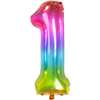 Cijfer Ballon 1 - Yummy Gummy - 86 cm - Ballonnenshop.nl