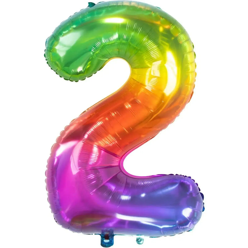 Cijfer Ballon 2 - Yummy Gummy - 86 cm - Ballonnenshop.nl