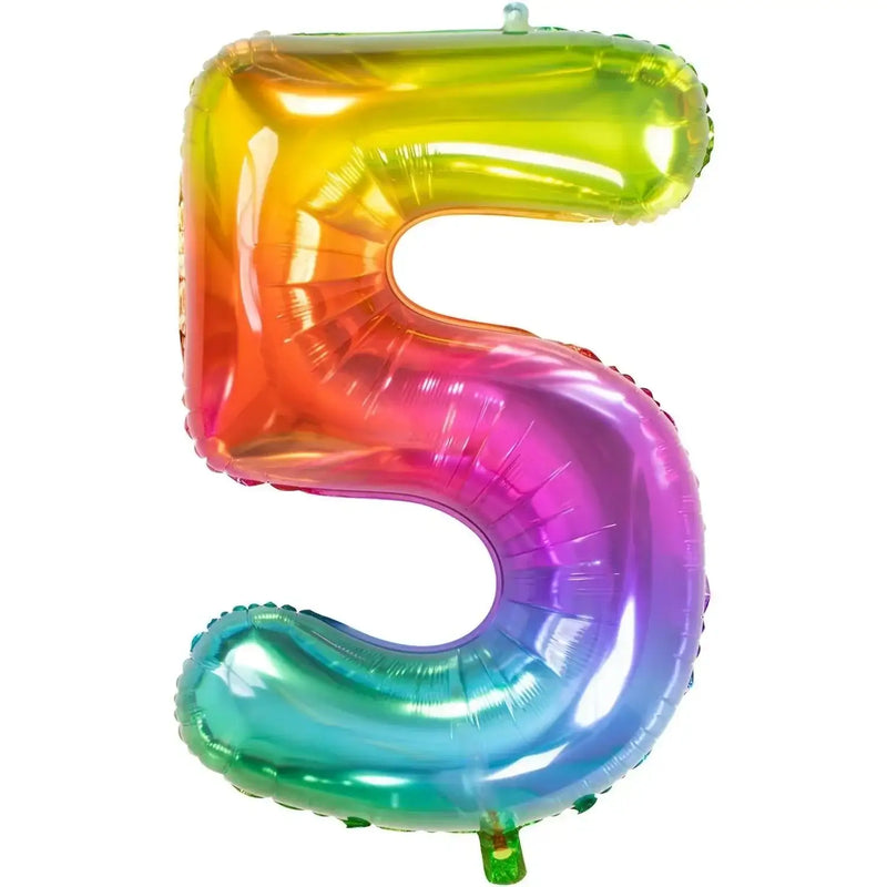 Cijfer Ballon 5 - Yummy Gummy - 86 cm - Ballonnenshop.nl