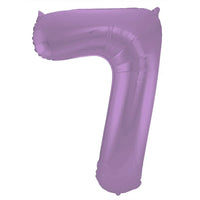 Cijfer Ballon 7 - Paars - 86 cm - Ballonnenshop.nl
