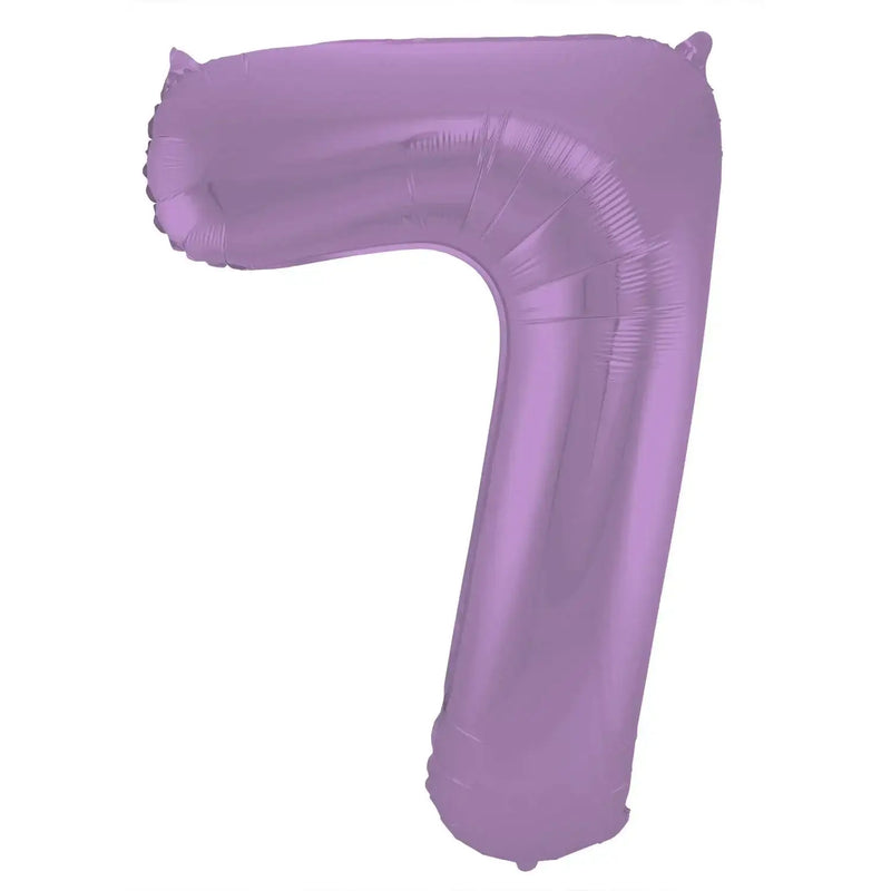 Cijfer Ballon 7 - Paars - 86 cm - Ballonnenshop.nl