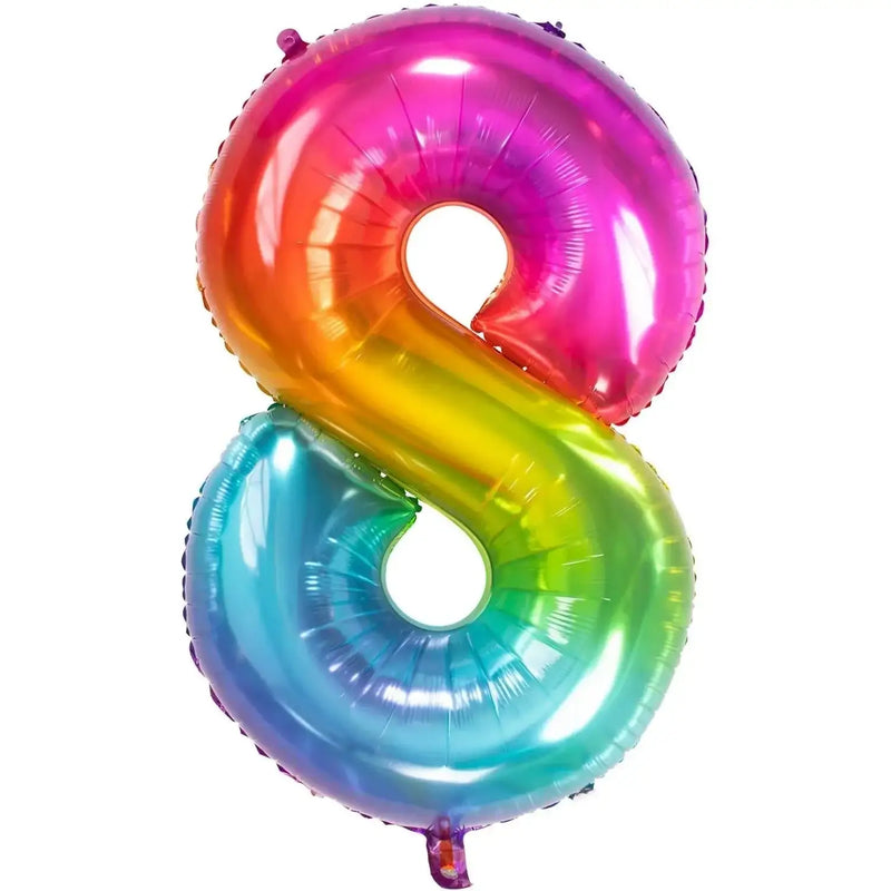 Cijfer Ballon 8 - Yummy Gummy - 86 cm - Ballonnenshop.nl