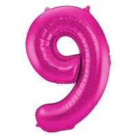 Cijfer Ballon 9 Roze - 86 cm - Ballonnenshop.nl