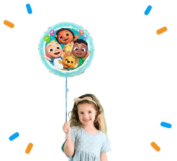 CoComelon Met Vrienden Helium Ballon - Gevuld Met Helium - 46 cm - Ballonnenshop.nl