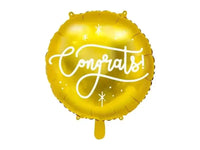 Congrats Folie Ballon 35 cm - Ballonnenshop.nl