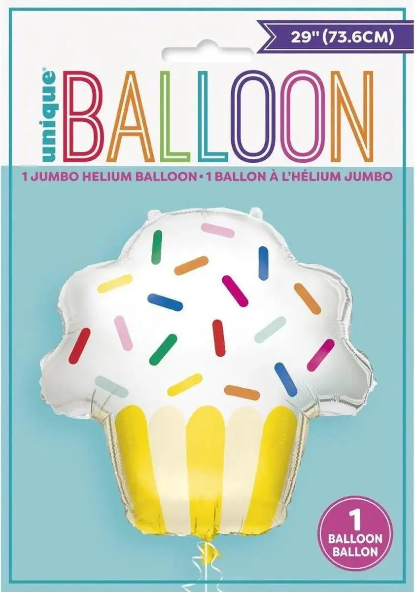 Cupcake Folie Ballon 74 cm - Ballonnenshop.nl