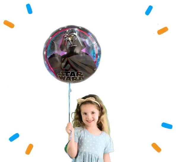 Darth Vader Helium Ballon - Gevuld Met Helium - 46 cm - Ballonnenshop.nl