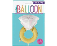 Diamant Ring Folie Ballon - 81 cm - Ballonnenshop.nl