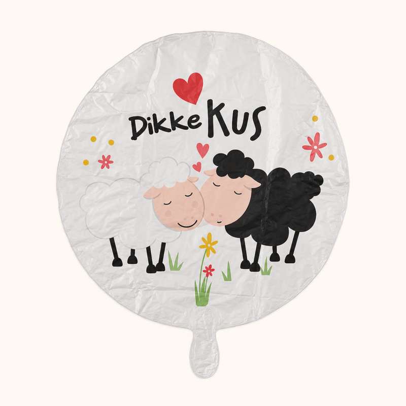 Dikke Kus Folie Ballon - 43 cm - Ballonnenshop.nl