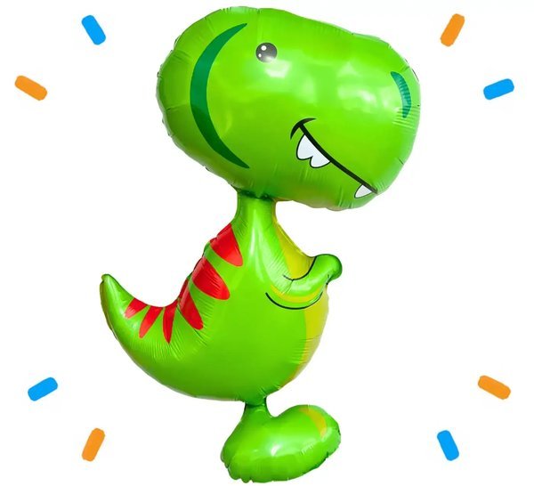 Dino Helium Ballon - Gevuld Met Helium - 74 cm - Ballonnenshop.nl