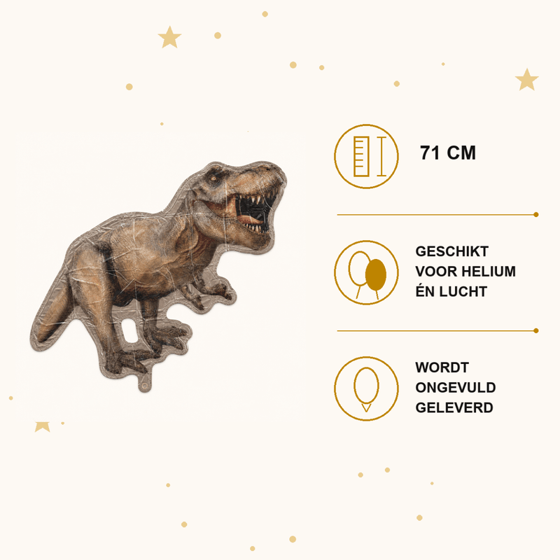 Dinosaurus Folie Ballon - 71 cm - Ballonnenshop.nl