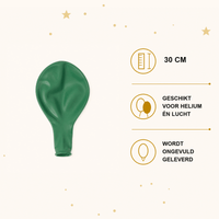 Donker Groene Ballonnen 10 Stuks 30 cm - Ballonnenshop.nl