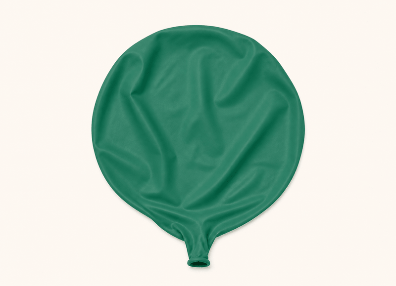 Donker Groene Mega Ballon 60 cm - Ballonnenshop.nl